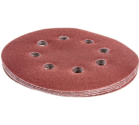 Диск шлифовальный с липучкой (5 шт; 125 мм; P150) Tulips tools EA05-144 1