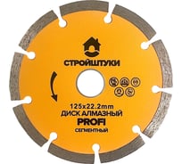 Круг алмазный Стройштуки 125 мм сегмент PROFI УТ-00043172