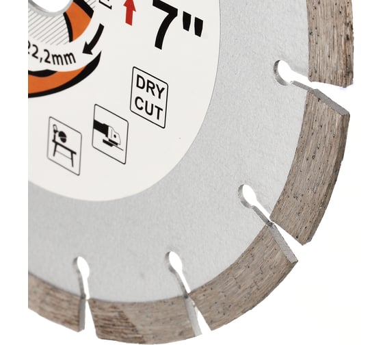 Диск алмазный отрезной по бетону и камню 180x22.2/10x1.6/2.2 мм Professional for Concrete and Stone HC H21230003