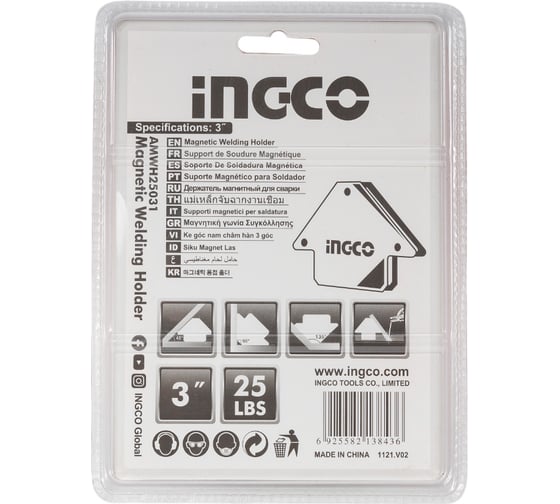 Держатель магнитный для сварки до 6 кг INGCO AMWH25031