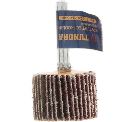 Круг лепестковый радиальный (30х20х6 мм; Р40) ТУНДРА 5162348