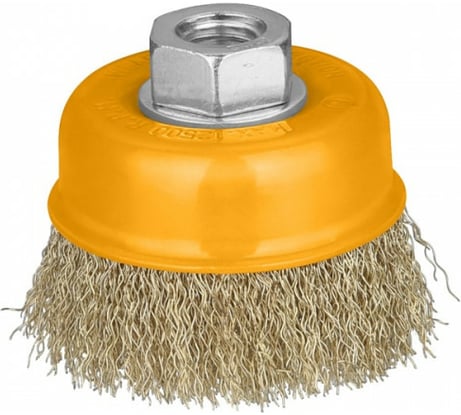 Щетка проволочная чашечная (125х0.3 мм; М14) INGCO WB11251
