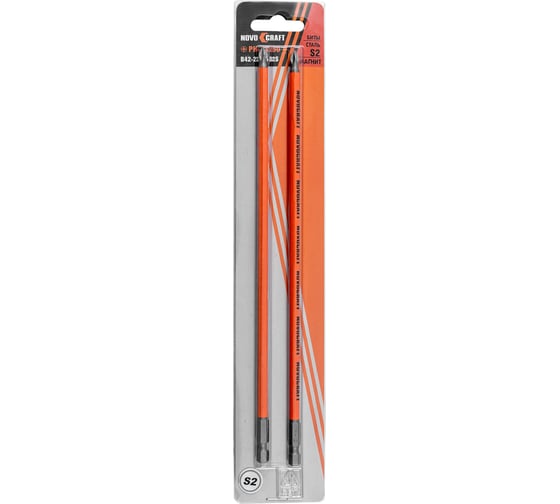 Биты в слайдере (2 шт; PH2; 250 мм; s2) Novocraft B42-22-2502S