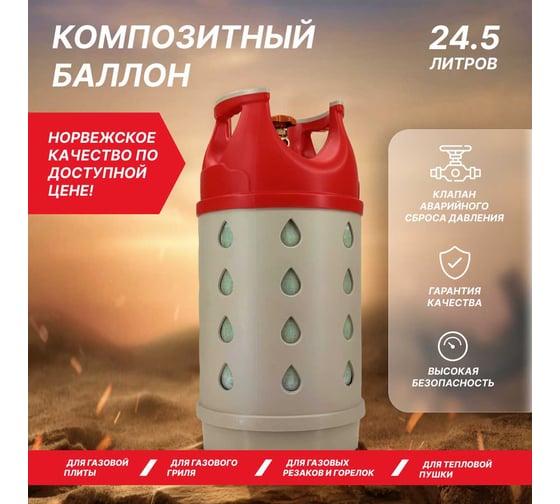 Композитный газовый баллон 24.5 л Газ За Час 2424