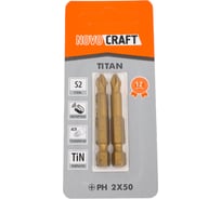 Биты TITAN (2 шт; PH2; 50 мм) Novocraft B420 2050 0230