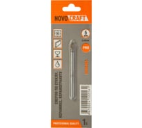 Сверло по стеклу и керамике в блистере FLAT (5х65 мм) NOVOCRAFT GD05065