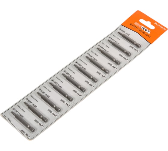 Биты TORX в ленте (10 шт; T15; 50 мм; s2) Novocraft B44-21-05015V