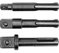 Набор адаптеров 3 шт, SDS Plus, 1/4", 3/8", 1/2" YATO YT-04686