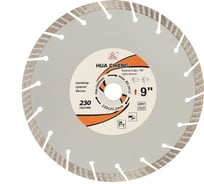 Диск алмазный отрезной турбо по стройматериалам 230x22.2/10x1.8/3 мм Standard for Universal Turbo HC H21230021