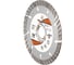 Диск алмазный отрезной турбо по стройматериалам 125x22.2хZ8/10x1.2/2.2 мм Standard for Universal Turbo HC H21230020 3