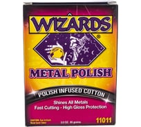 Вата для очистки металла Metal Polish 85 гр WIZARDS 11011