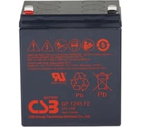 Аккумулятор для ИБП GP1245 F2, 12 В, 16W CSB УТ-00000097