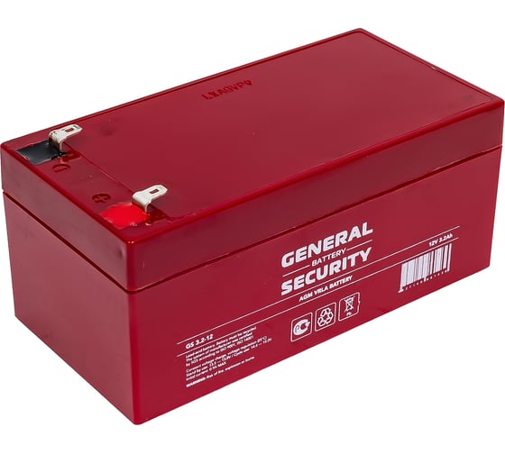 Аккумуляторная батарея GS3.2-12 12 В, 3.2 А*ч General Security УТ-00001377