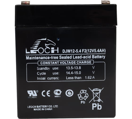 Аккумулятор для ИБП DJW12-5.4 F2 Leoch УТ-00002213