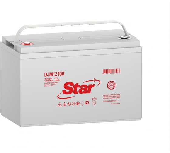 Аккумулятор для ИБП DJM12100 12 В, 100 А*ч Star УТ-00002549