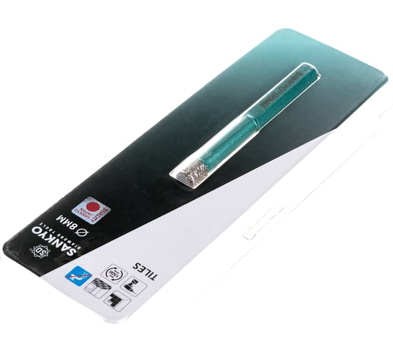 Сверло алмазное по керамограниту (8 мм; шестигранный хвостовик) Sankyo STDCD00800