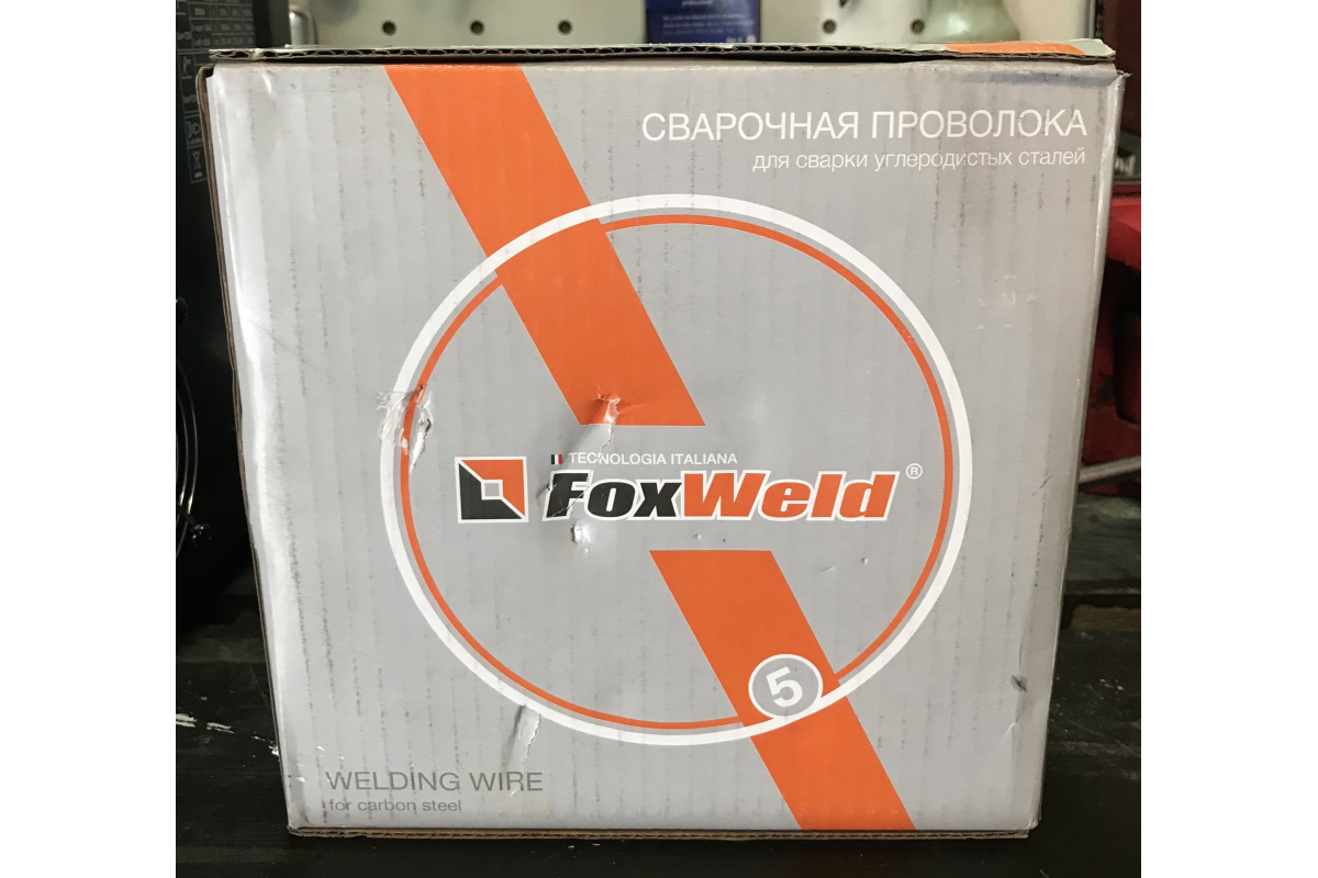 Проволока сварочная порошковая E71T-GS (0.8 мм; 4.5 кг; D200) FOXWELD .