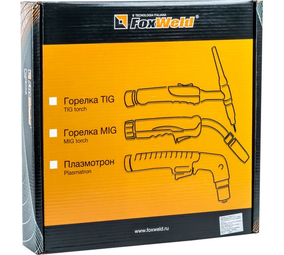 Горелка с кнопкой UnoTIG-26 (4 м; М16) FOXWELD 4568
