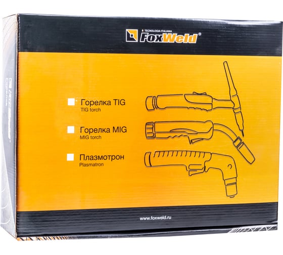 Горелка с кнопкой UnoTIG-26 (8 м; М16) FOXWELD 4569