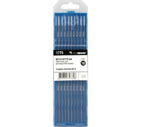 Электрод вольфрамовый WZ-8 (10 шт; 2.0 мм; 175 мм) FOXWELD 1775
