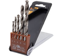 Набор сверл по металлу, FORSTIME 5 предметов, 4-6, 8, 10мм FT-DBS05(60691)