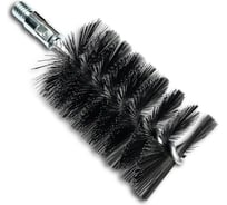 Щетка ерш 160х100 мм, диаметр 63 мм, стальная прямая проволока STA 0.40 мм, посадка W1/2 Lessmann 506163