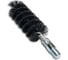 Щетка ерш Lessmann 160х100 мм, 40 мм, 0,35 мм, стальная прямая проволока, W1/2 506140 2
