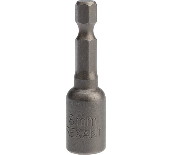 Ключ-насадка 1/4" магнитный REXANT 8х48 мм 92-0401-1