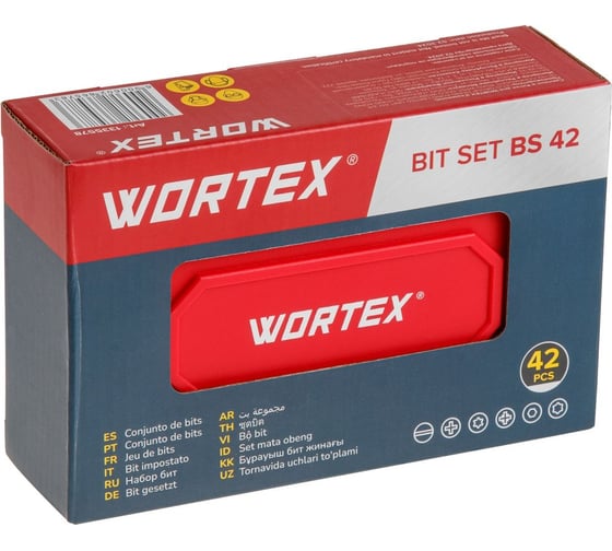 Набор бит BS 42 WORTEX 1335578