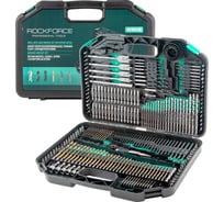 Набор сверл разнопрофильных, головок и бит с битодержателями HSS 4241 246 пр., в кейсе Rockforce RF-924U246(29884)