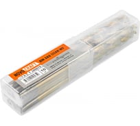 Сверло длинное по металлу (10 шт; 7х156х102 мм; M2; DIN 340) Novocraft T340070102156