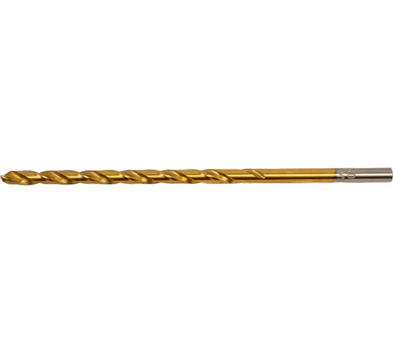 Сверло длинное по металлу (10 шт; 5х132х87 мм; M2; DIN 340) Novocraft T340050087132