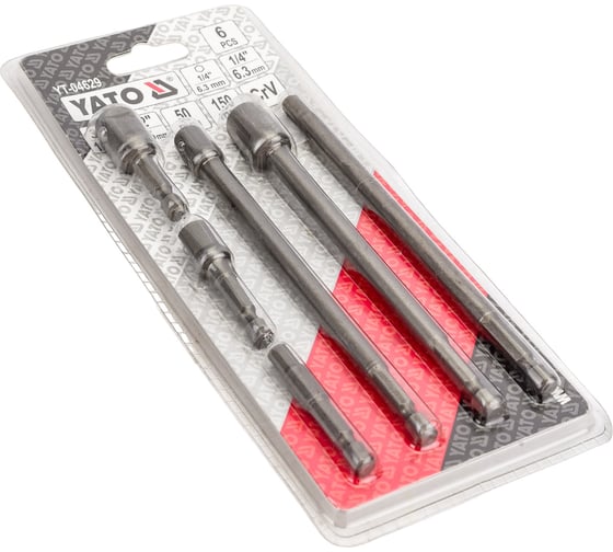 Держатель-адаптеры торцовых головок 1/2", 3/8", 1/2" YATO YT-04629 371404629 092 1