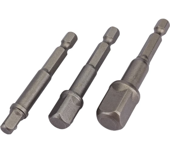 Набор адаптеров 3 шт 1/4", 3/8", 1/2" YATO YT-04685