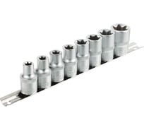 Набор головок TORX (8 шт; 1/2; E10-E24) ЕРМАК 736-150
