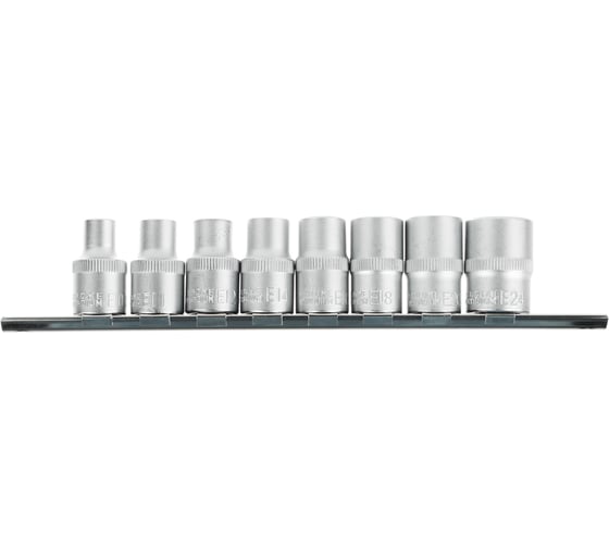 Набор головок TORX (8 шт; 1/2; E10-E24) ЕРМАК 736-150