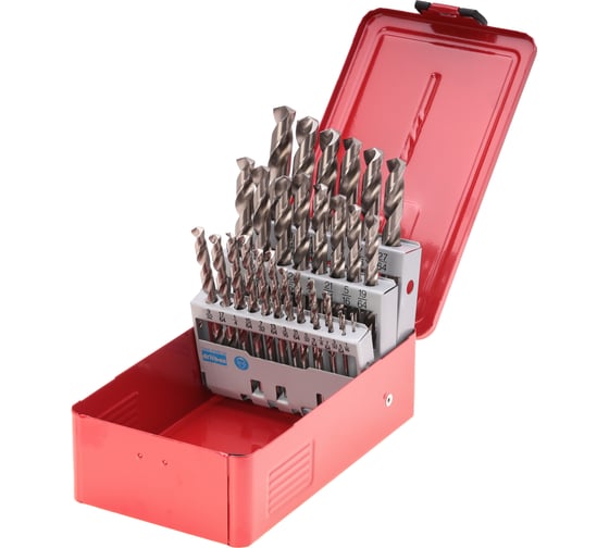 Набор дюймовых сверл по металлу (29 шт; 1/16"-1/2"; HSS-G) RUKO 214851 1