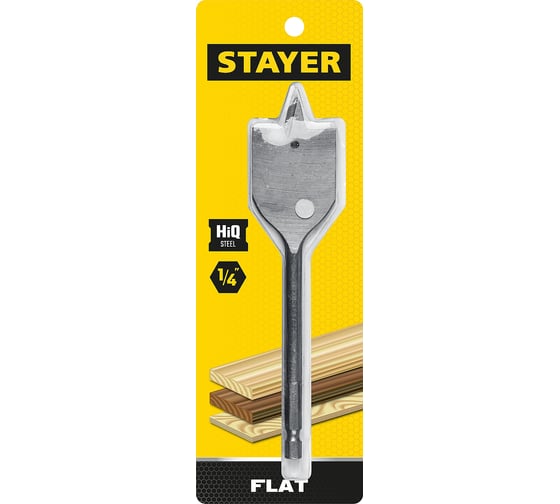 Сверло по дереву перовое STAYER Flat 40x152 мм 2950-40_z01