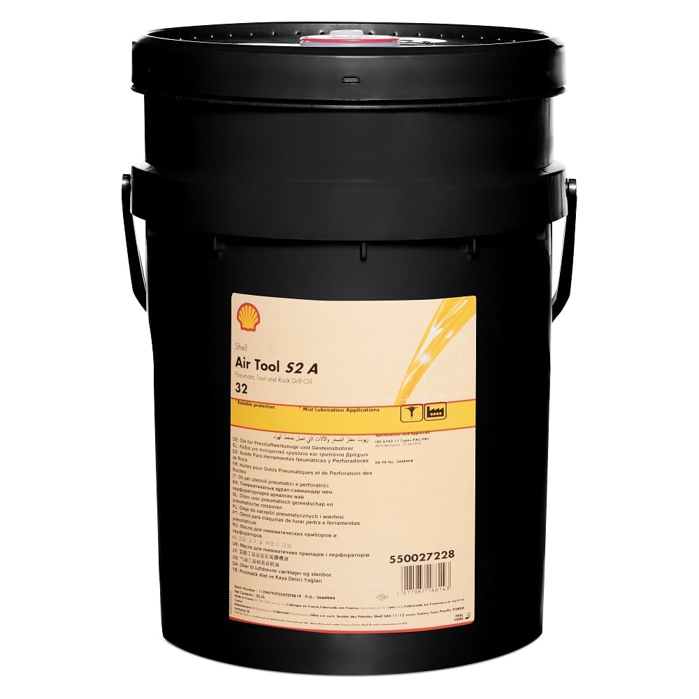 Масло Air Tool Oil S2 A 32 20 л Shell 550027228 выгодная цена, отзывы