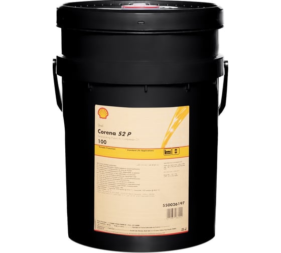 Масло Corena S2 P 100 20 л Shell 550026197