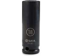 Торцевая ударная глубокая головка 24 мм, 1/2DR" SATA 34417