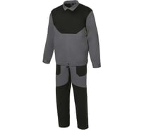 Костюм Прометей сварщика тено-серый/черный, 48-50/170-176 СОЮЗСПЕЦОДЕЖДА 2000000287423