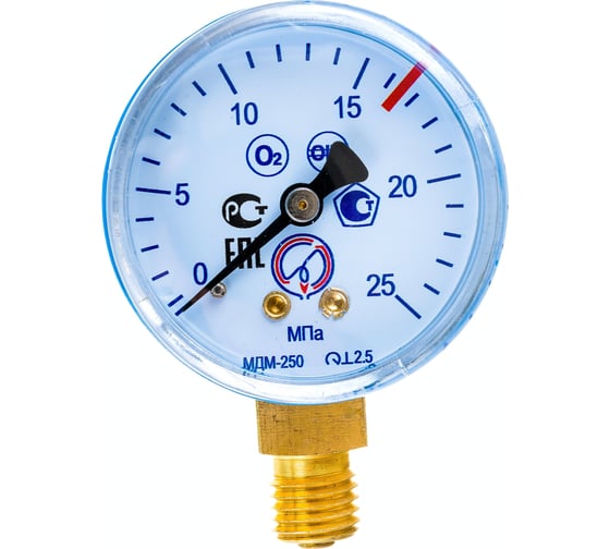 Манометр МДМ-250 М12х1.5, 50 мм, 250 атм Brima 0009148