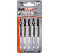 Пилка по дереву T 101 B (5 шт; 75х100 мм; 10TPI; HCS) для лобзика Novocraft T101BHCS