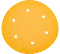 Шлифовальный круг на липучке GIRAFFE от Мастерская Pit_Stop и Доктор Дью 225 мм, 6 отв., 5 шт, P240 ABRAFORM DD-GG5-6-240