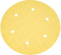 Шлифовальный круг на липучке GIRAFFE от Мастерская Pit_Stop и Доктор Дью 225 мм, 6 отв., 5 шт, P320 ABRAFORM DD-GG5-6-320