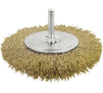 Щетка-крацовка дисковая на шпильке (75х0.35х6.35 мм) INGCO WB40751