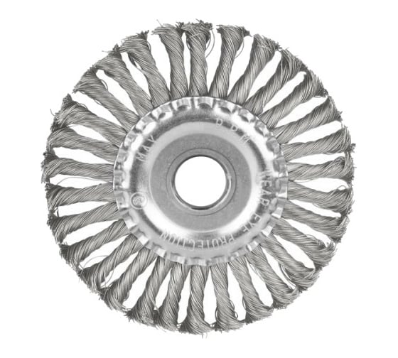 Щетка-крацовка дисковая витая 150 мм INGCO WB51501