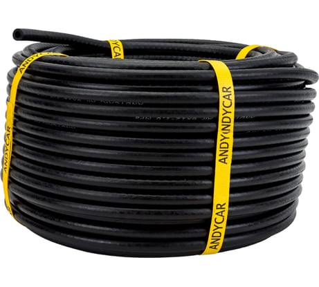 Шланг резиновый 3-х слойный пневматический для подачи воздуха (6х12 мм; 10 атм.; бухта 60 м) Andycar H15
