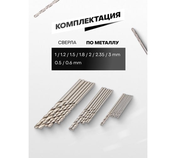 Сверла по металлу, набор 25 шт Forcekraft FK-924U25W(60681)